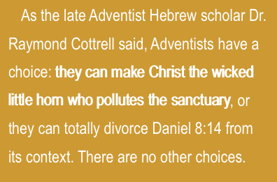 As the late Adventist Hebrew